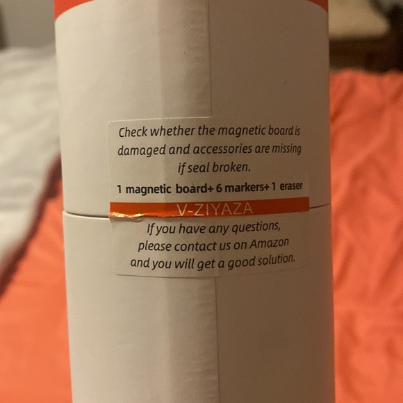 Magnetic monthly planner, 17” x 12”. Sealed in tube, never been opened - Picture 3 of 5